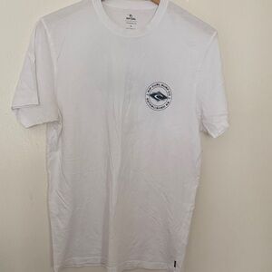 Rip Curl White Tee with Chest Logo